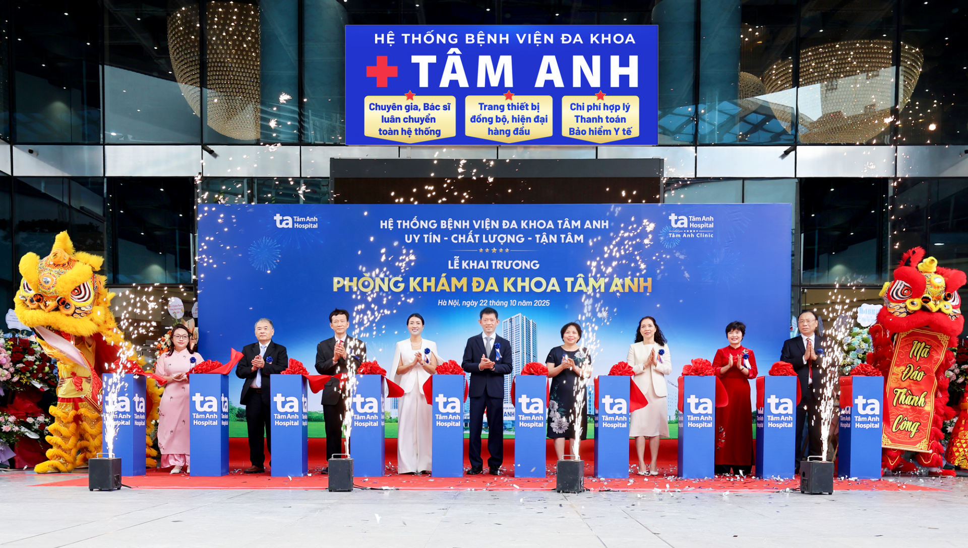 Khai trương “siêu” phòng khám đa khoa công nghệ cao Tâm Anh Cầu Giấy, Hà Nội