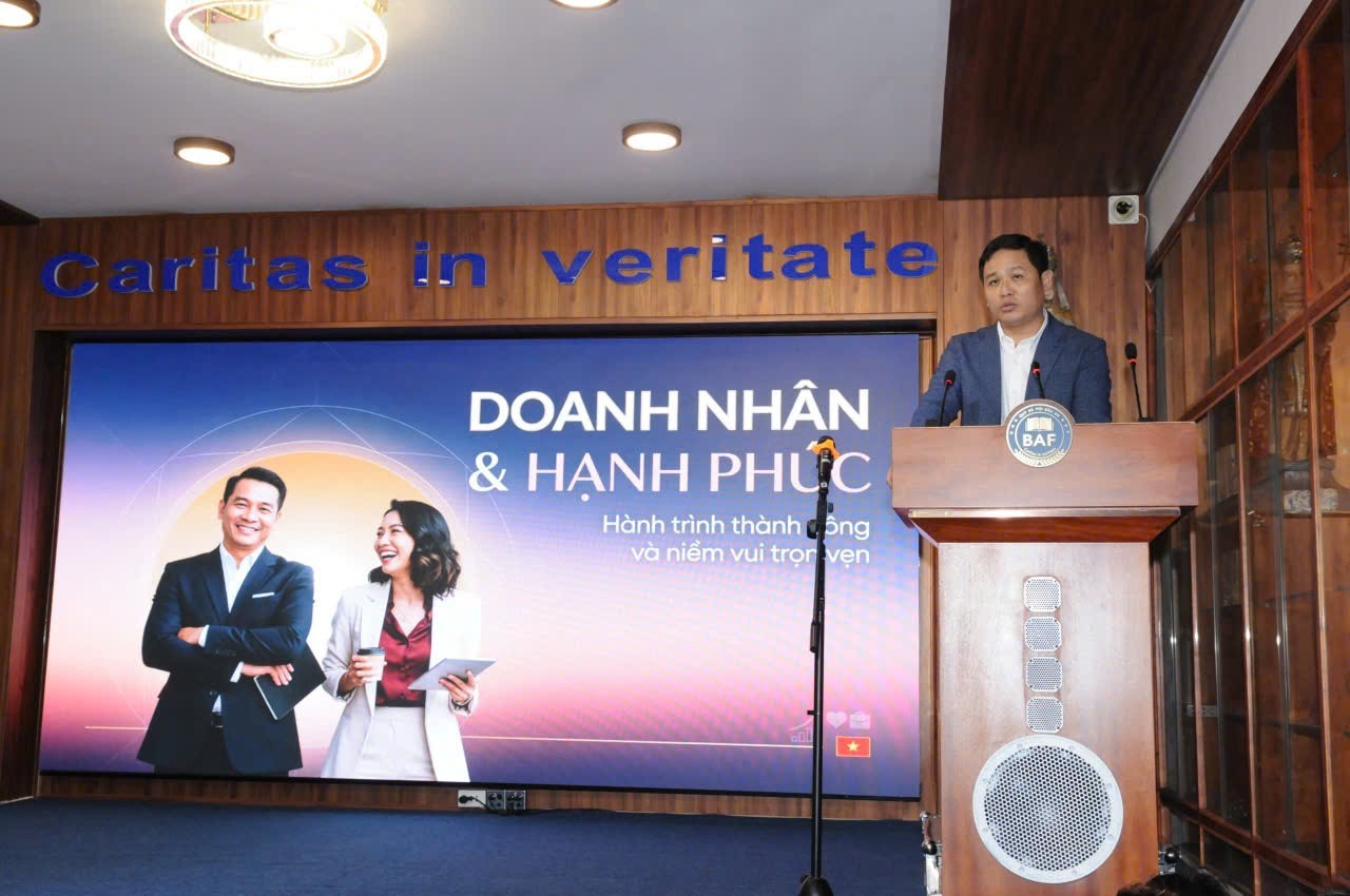 Ông Đinh Văn Mạnh- Chủ tịch Hội đồng quản lý Quỹ phát biểu tại chương trình